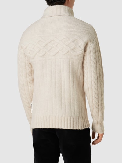 Marc O'Polo Strickpullover mit Label-Detail Offwhite 5