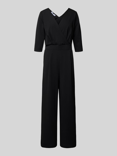 ZABAIONE Jumpsuit met V-hals Zwart - 2