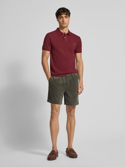 Polo Ralph Lauren Poloshirt mit Label-Stitching Bordeaux 1