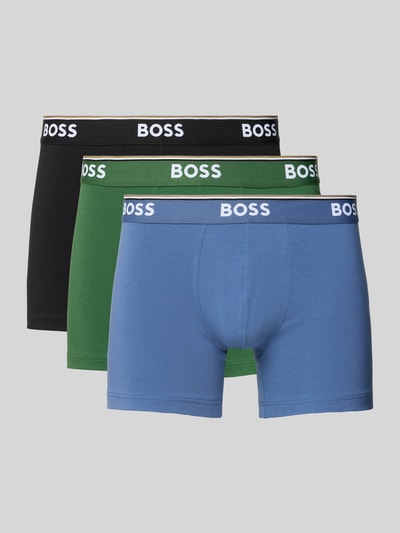 BOSS Trunks mit elastischem Bund im 3er-Pack Gruen 1