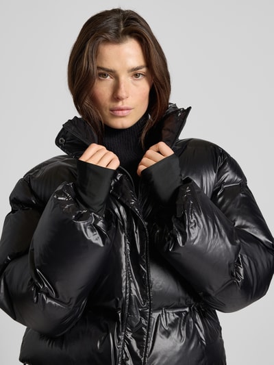 Neo Noir Steppjacke mit Stehkragen Modell 'Rhea' Black 3