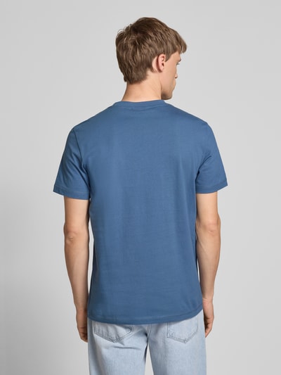 Calvin Klein Jeans T-Shirt mit Rundhalsausschnitt und Label-Stitching Jeansblau 5