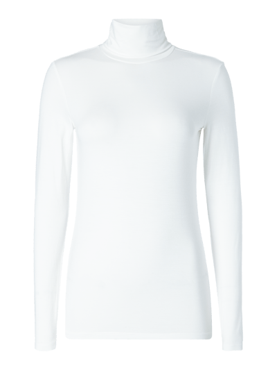 Jake*s Collection Longsleeve mit Rollkragen Ecru 1