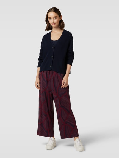 Tom Tailor Stoffen broek met elastische band Bordeaux - 1