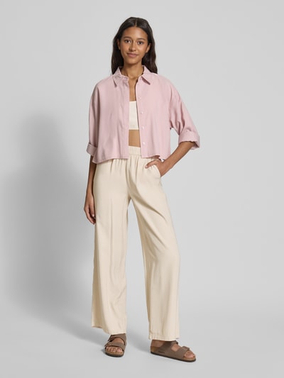 Only Spodnie szerokie z mieszanki wiskozy model ‘ARIS LIFE’ Écru 1