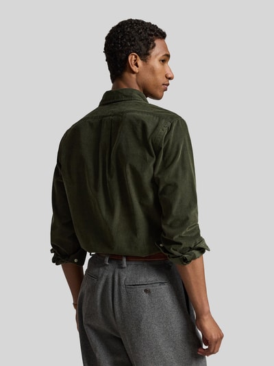 Polo Ralph Lauren Custom Fit Freizeithemd aus reiner Baumwolle Oliv 5