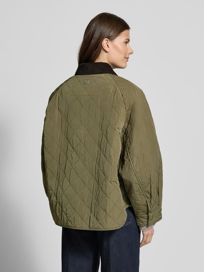 Weekend Max Mara Steppjacke mit Leistentaschen Modell 'BEBER' Khaki 5