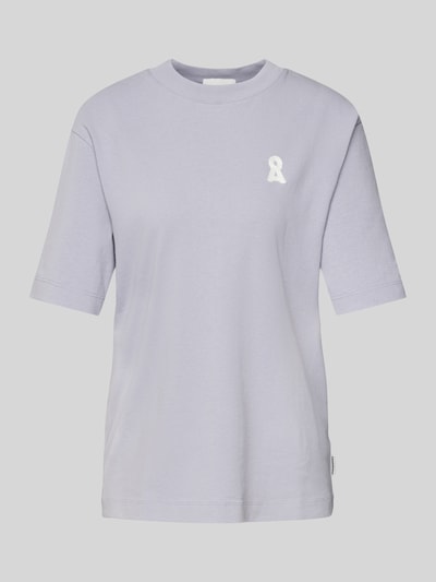 Armedangels T-Shirt mit Label-Stitching Modell 'TARJAA' Lavender 2