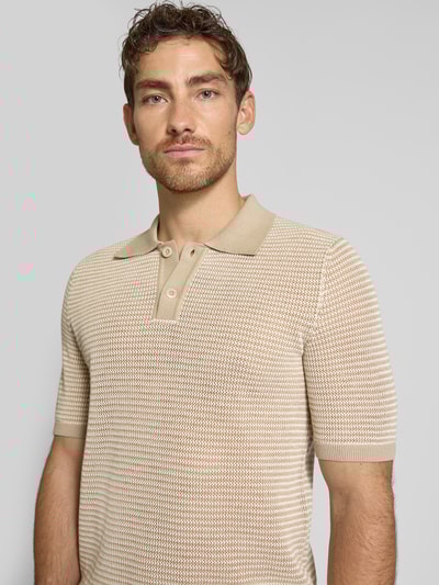 Marc O'Polo Regular fit poloshirt Zand - 3