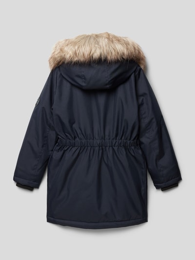 Only Parka met capuchon, model 'KOGIRIS' Marineblauw - 3