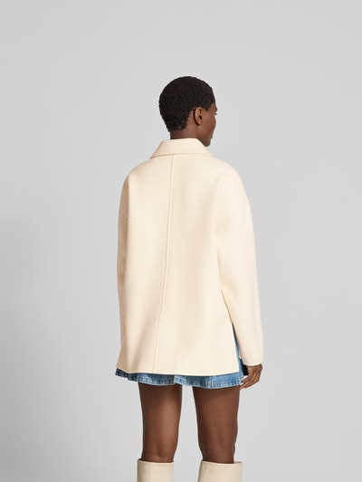 Anine Bing Regular Fit Jacke mit Pattentaschen Offwhite 5