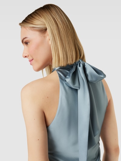 Lauren Ralph Lauren Cocktailkleid mit Neckholder Modell 'PRASETIJO' Bleu 3