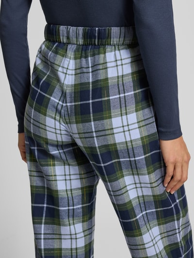 Christian Berg Woman Regular Fit Pyjama-Hose mit Tunnelzug Dunkelblau 3