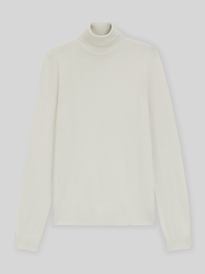 HUGO Regular fit coltrui van merinowol, model 'SAN THOMAS' Offwhite - 2