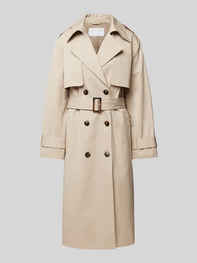 Jake*s Collection Trenchcoat mit doppelreihiger Knopfleiste Beige 2