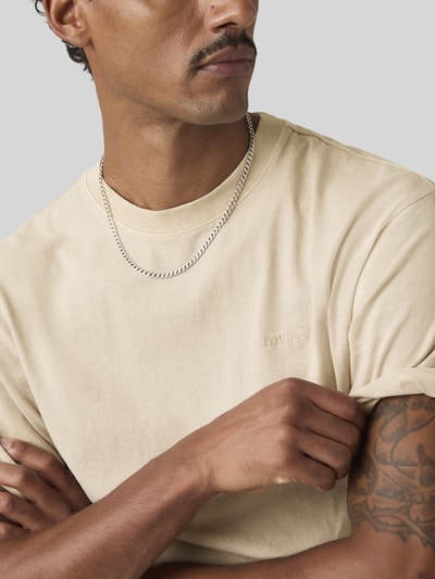 Levi's® Regular Fit T-Shirt aus Baumwolle Beige 3