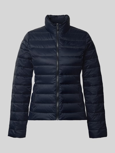 Lacoste Slim fit gewatteerd jack met logodetail Marineblauw - 1