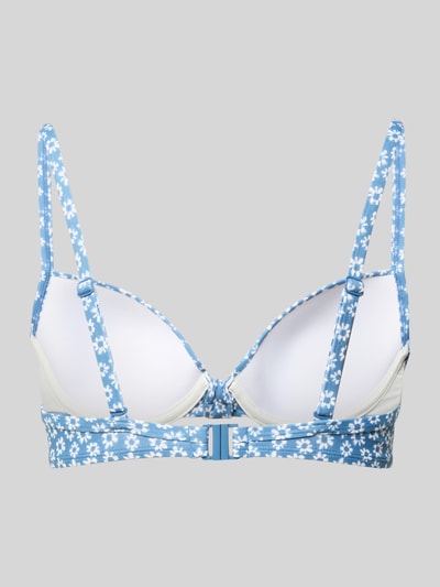 Marc O'Polo Bikini-Oberteil mit Allover-Muster Blau 3
