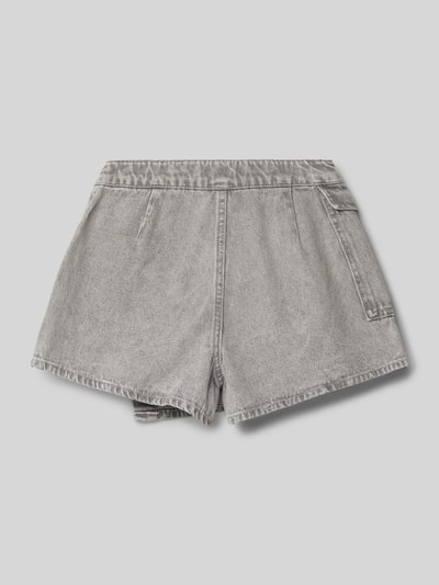 Garcia Shorts in Wickel-Optik Mittelgrau Melange 3