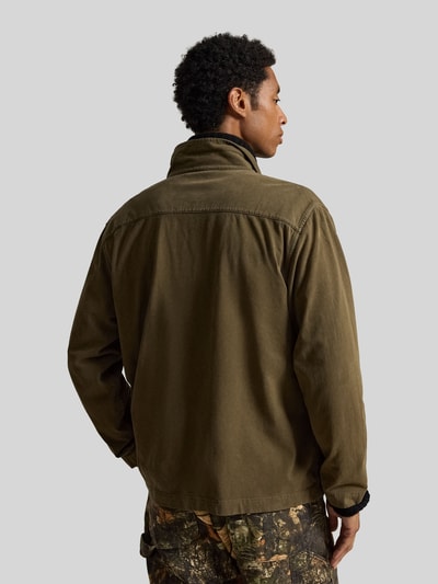 Polo Ralph Lauren Regular Fit Hemdjacke aus reiner Baumwolle Modell 'SUEDED MOLESKIN' Oliv 5