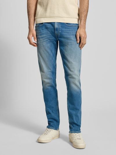 Replay Jeansy o kroju slim fit w 5 kieszeni Model „Anbass” Jeansowy niebieski 4