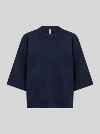 Soyaconcept Loose-Fit Pullover mit 3/4-Arm Marine 2