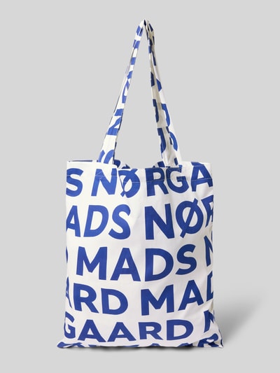 MADS NØRGAARD Shopper mit offenem Hauptfach und Tragegriffen Blau 4