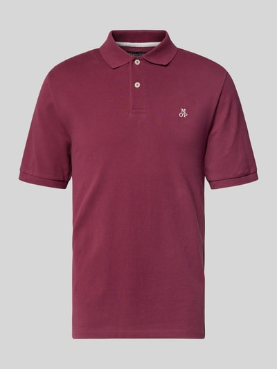 Marc O'Polo Regular Fit Poloshirt aus reiner Baumwolle Dunkelrot 2