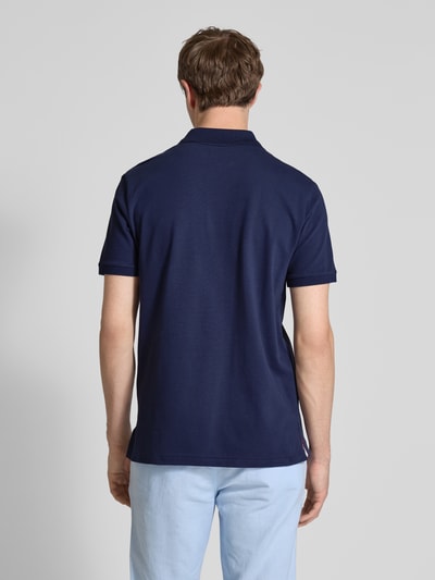 Polo Ralph Lauren Tailored Fit Poloshirt mit Logo-Stitching Marine 5
