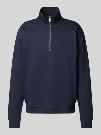 MCNEAL Sweatshirt mit Troyer-Kragen Dunkelblau 1