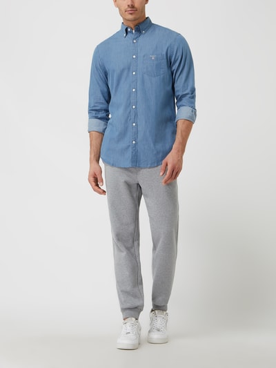 Gant Regular Fit Freizeithemd aus Baumwolle  Hellblau 1