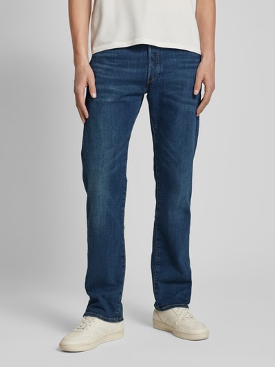 Levi's® Jeansy z prostą nogawką i 5 kieszeniami model ‘BLOCK CRUSHER’ Ciemnoniebieski 4