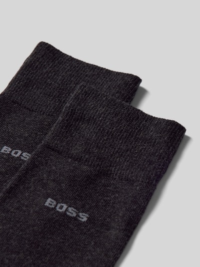 BOSS Socken mit Label-Print im 2er-Pack Anthrazit 2