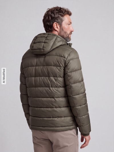 Strellson Regular Fit Steppjacke mit Storm Cuffs Modell 'BAVENO' Offwhite 5