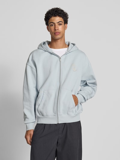 Pegador Bluza rozpinana o kroju oversized z kapturem model ‘Nuevo’ Jasnoniebieski 4