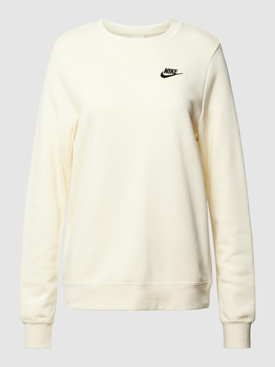 Nike Sweatshirt mit Label-Stitching Offwhite 1