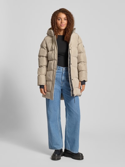 Superdry Kurtka pikowana z kieszeniami zapinanymi na zamek błyskawiczny Kamienny 1