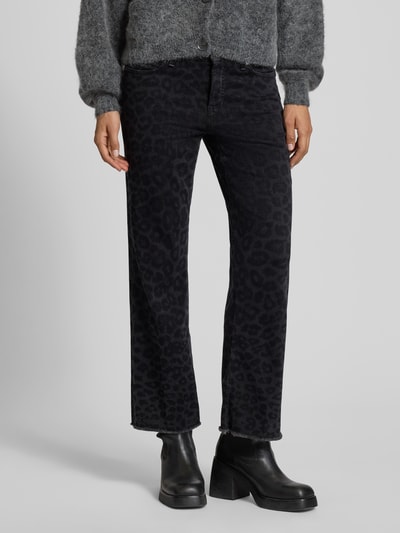 Cambio Jeans in verkürzter Passform Modell 'FRANCESCA' Black 4