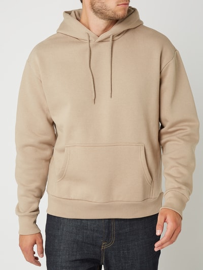 REVIEW Hoodie mit Känguru-Tasche Beige 3