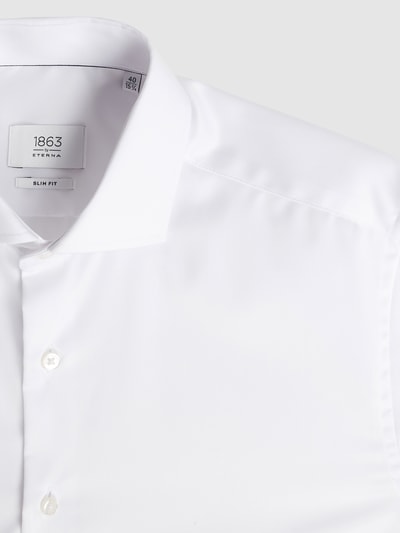 Eterna Slim Fit Business-Hemd mit Haifischkragen Weiss 2