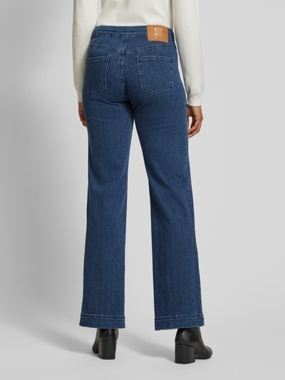 ROSNER Bootcut jeans met knoopsluitingen, model 'AUDREY' Blauw - 5