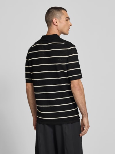 Filippa K Poloshirt aus Viskose-Mix Black 5