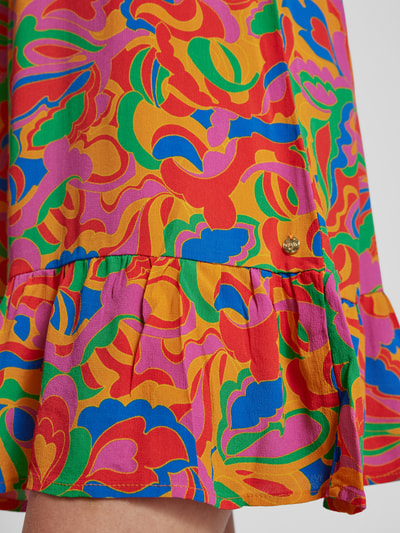 Shiwi Mini-jurk met all-over print, model 'Medellin' Oranje - 3