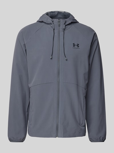 Under Armour Windbreaker mit Label-Print Anthrazit 2