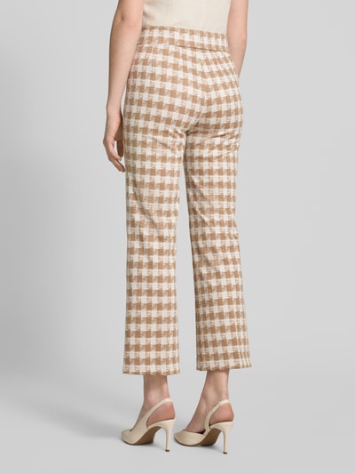 SEDUCTIVE Hose in verkürzter Passform mit Bügelfalten Modell 'NANETTE' Camel 5