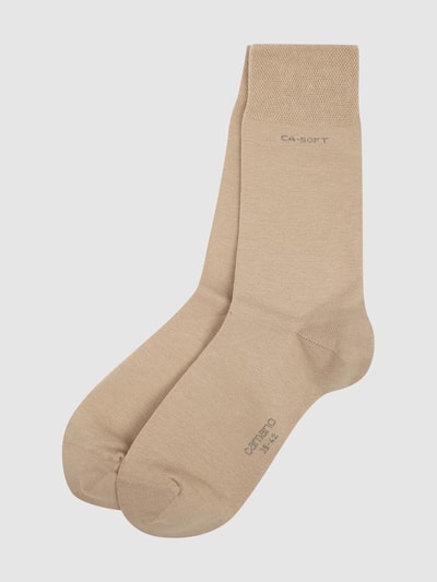 camano Socken im 2er-Pack Sand Melange 1