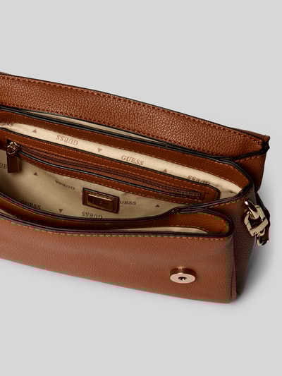 Guess Torba na ramię z detalem z logo model ‘GREGORIA’ Koniakowy 5