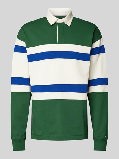 Tommy Hilfiger Sweatshirt mit Kentkragen Hellgruen 2