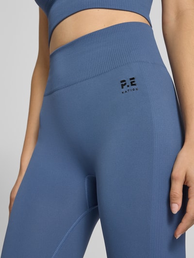 P.E Nation Leggings mit elastischem Bund Rauchblau 3