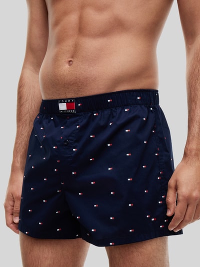 Tommy Hilfiger Bokserki z detal z logo w zestaw 3 szt. Granatowy 3